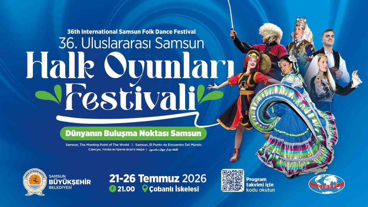 SAMSUN BÜYÜKŞEHİR BELEDİYESİ TARAFINDAN "12 ÜLKE, TEK RİTİM" SLOGANIYLA DÜZENLENEN 36....