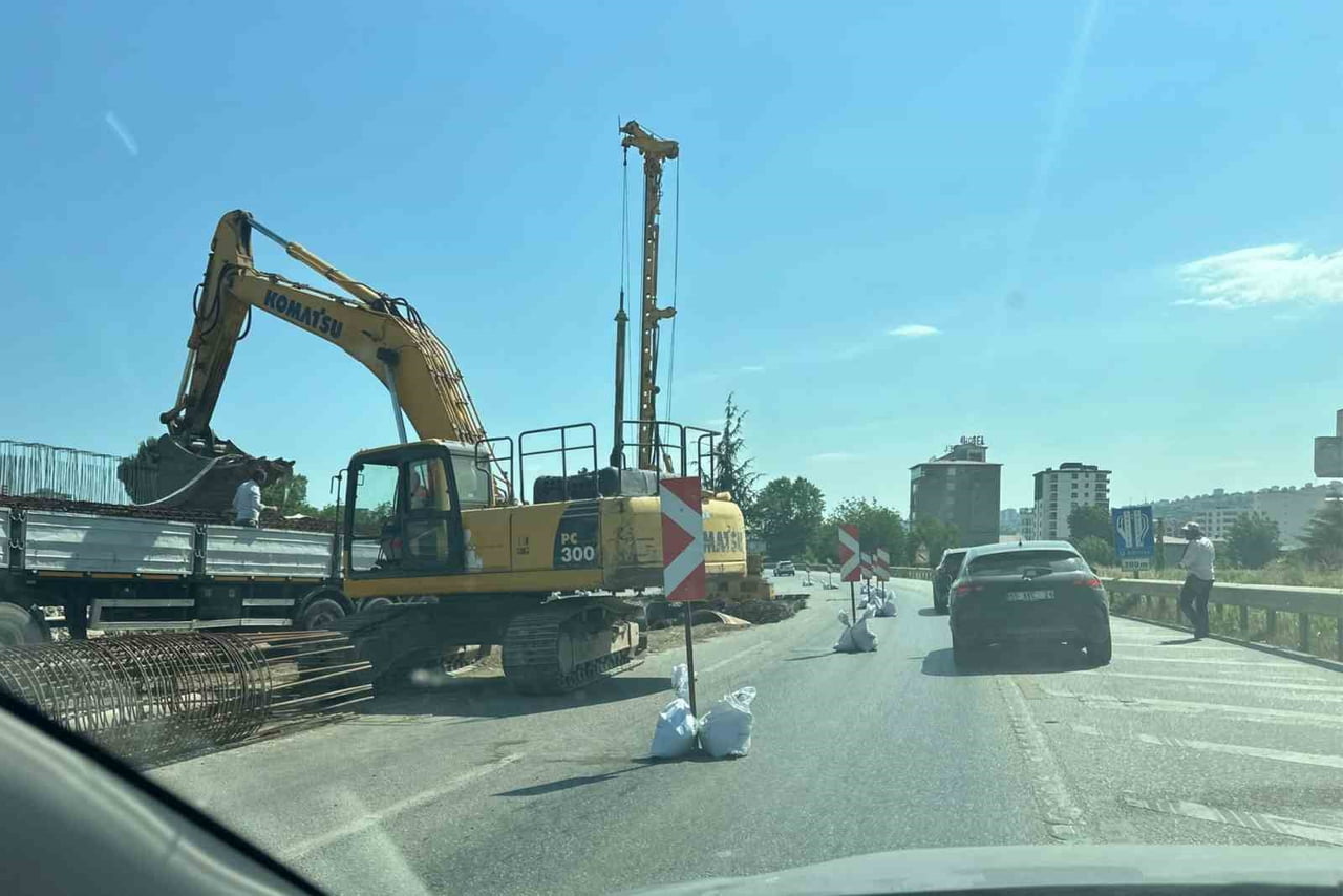 SAMSUN ÇEVRE YOLU'NDA YAPIMINA BAŞLANAN ŞEHİR HASTANESİ FARKLI SEVİYELİ KAVŞAK PROJESİ...