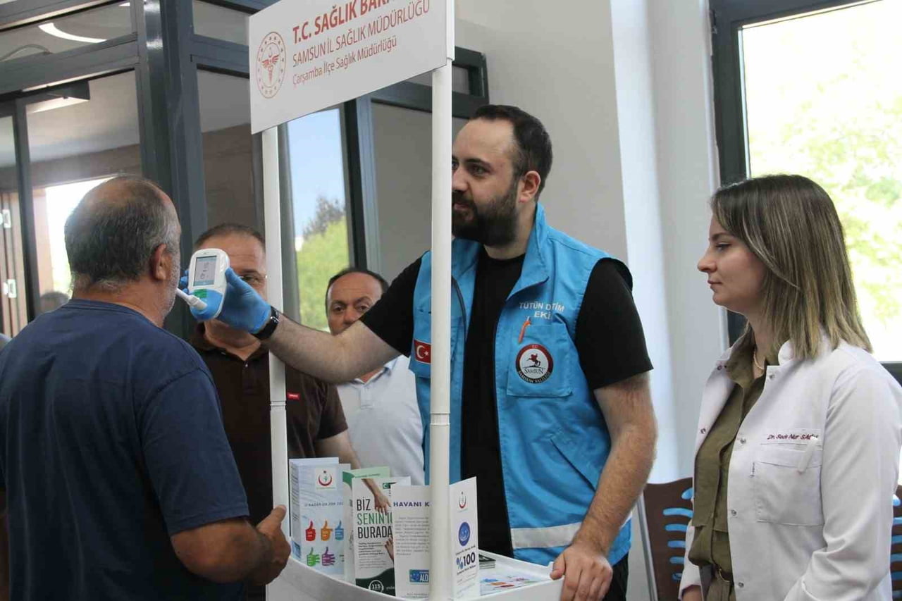 SAMSUN’UN ÇARŞAMBA İLÇE SAĞLIK MÜDÜRLÜĞÜ BÜNYESİNDE HİZMET VEREN SİGARA BIRAKMA BİRİMİ’NDE...