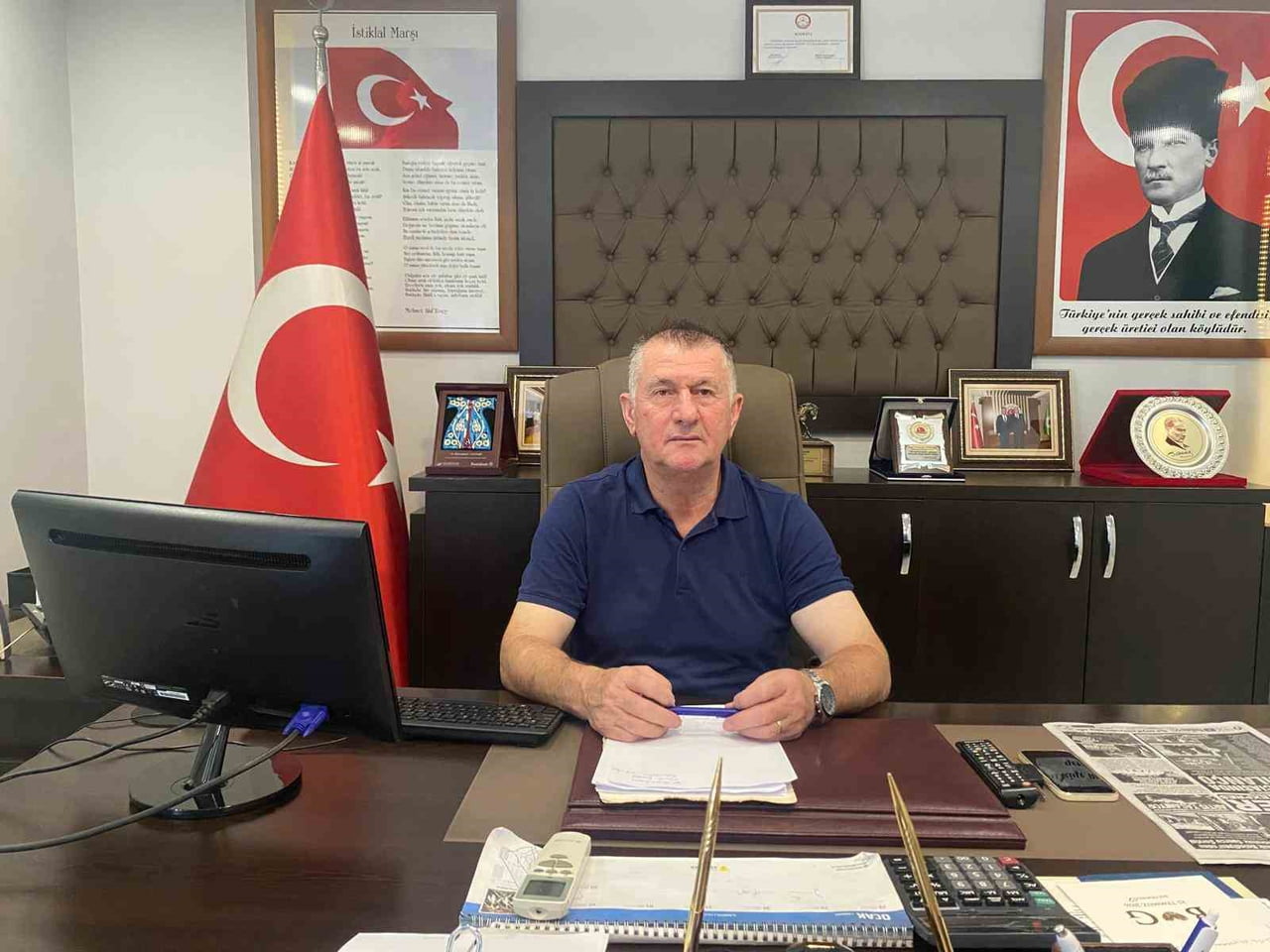 SAMSUN ZİRAAT ODALARI İL KOORDİNASYON KURULU BAŞKANI VE ÇARŞAMBA ZİRAAT ODASI BAŞKANI MUAMMER...