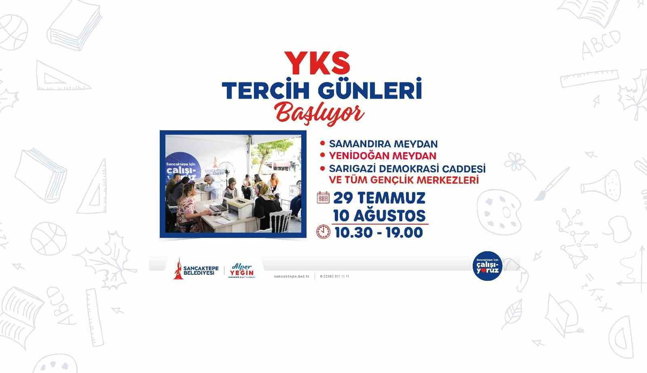 SANCAKTEPE BELEDİYESİ, ÖĞRENCİLER İÇİN ÜCRETSİZ "YKS TERCİH DANIŞMANLIĞI ÇADIRI" HİZMETİNİ...