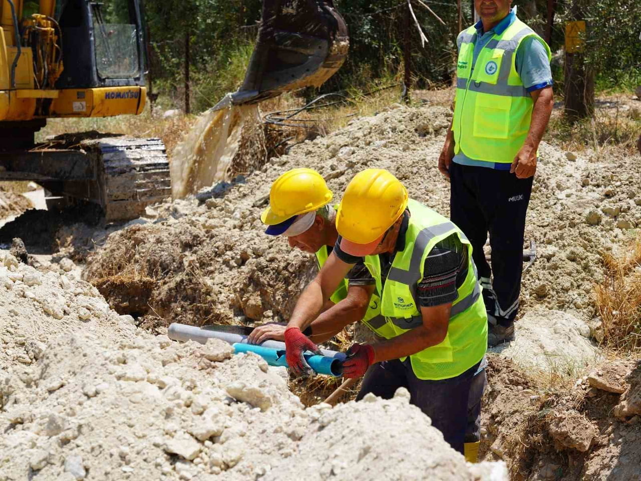 SEYDİKEMER GÖLBENT’TE İÇME SUYU ALTYAPISI YENİLENİYOR