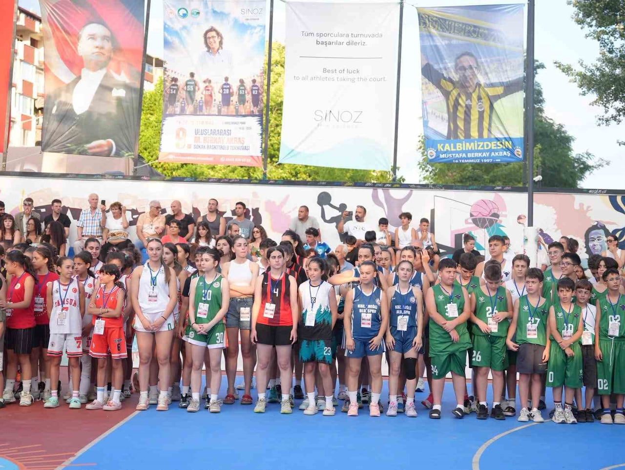 SİNOP'TA BU YIL 9'UNCUSU DÜZENLENEN ULUSLARARASI MUSTAFA BERKAY AKBAŞ SOKAK BASKETBOLU TURNUVASI...