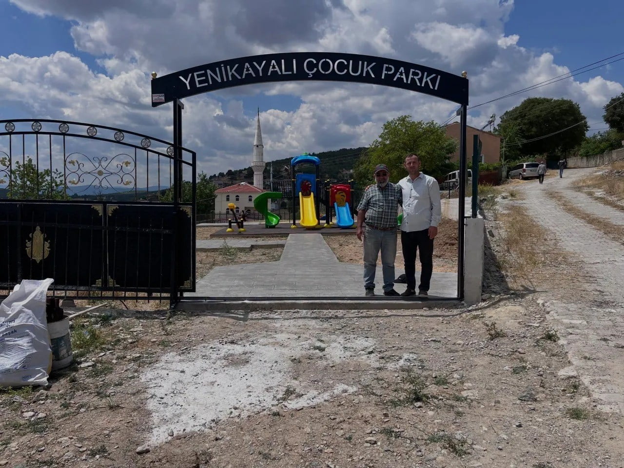 SİNOP'UN BOYABAT İLÇESİNE BAĞLI YİĞREN YENİ KAYALI KÖYÜ'NDE YAPIMI TAMAMLANAN ÇOCUK PARKI...