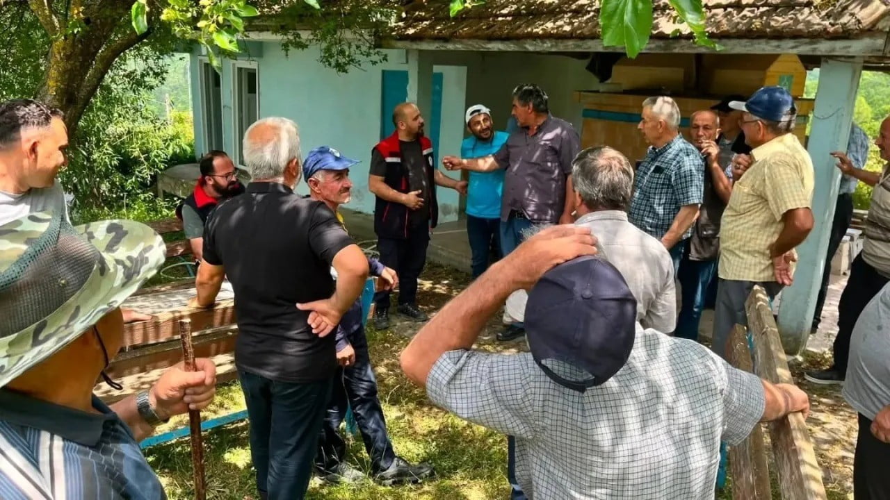 SİNOP'UN TÜRKELİ İLÇESİNDE, "CUMA BULUŞMALARI" KAPSAMINDA ÇATAKÖRENCİK KÖYÜNDE ÇİFTÇİLERE YÖNELİK...