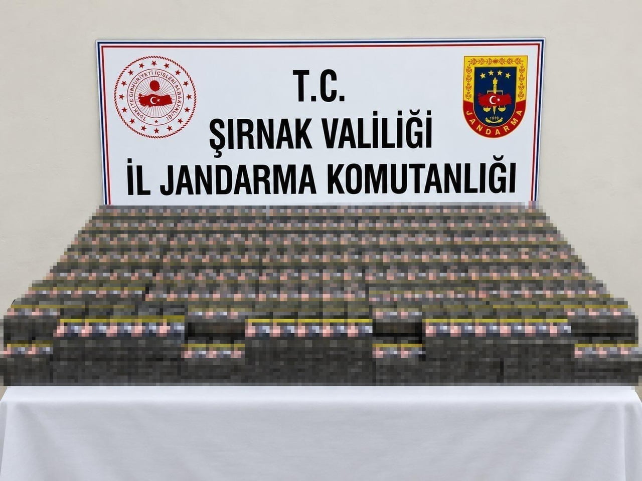 ŞIRNAK'TA İL JANDARMA KOMUTANLIĞI EKİPLERİNİN SON BİR HAFTADA DÜZENLEDİĞİ KAÇAKÇILIK...