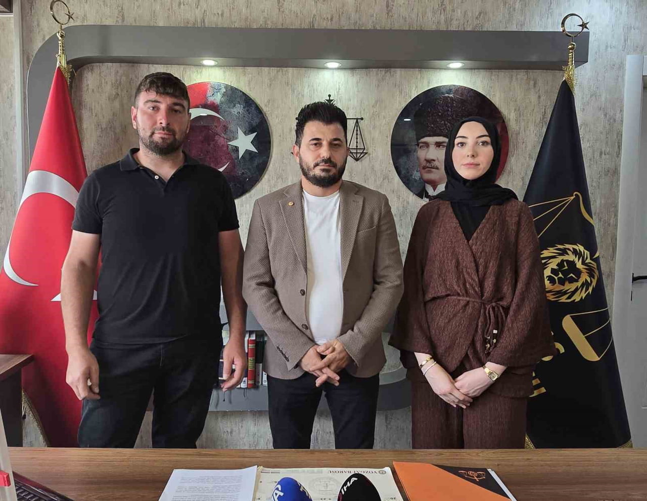 (SOLDAN SAĞA) KUBİLAY AKDEMİR, TUĞÇİN ASLANTAŞ, ZEYNEP AKDEMİR