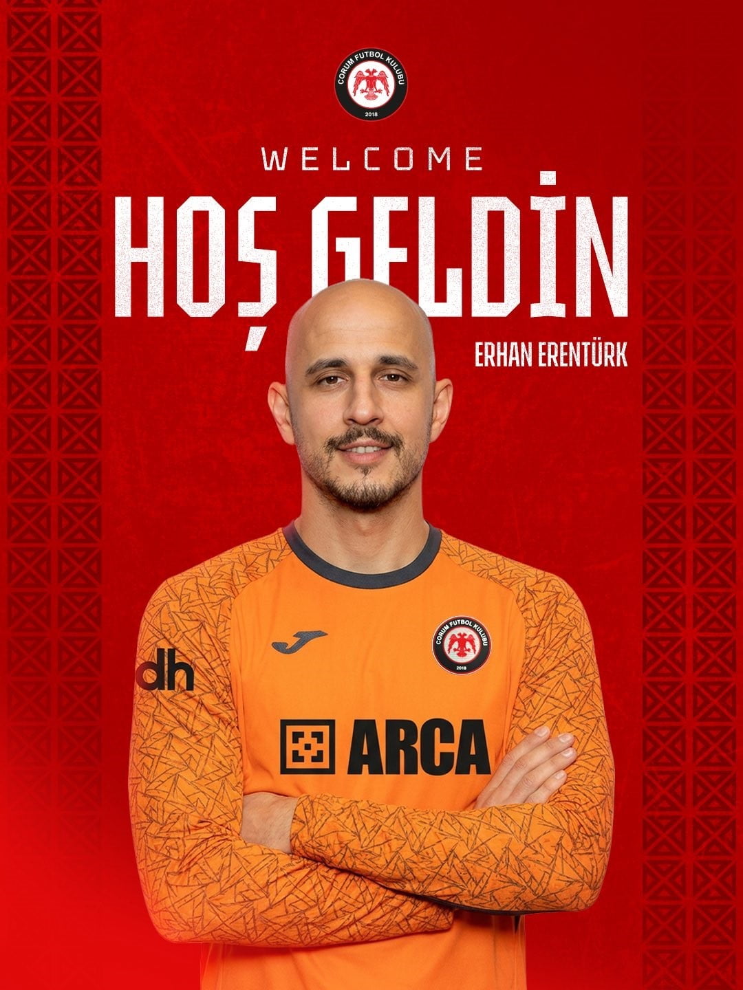 SÜPER LİG EKİPLERİNDEN ÇORUM FK, KALECİ ERHAN ERENTÜRK'Ü TRANSFER ETTİ.