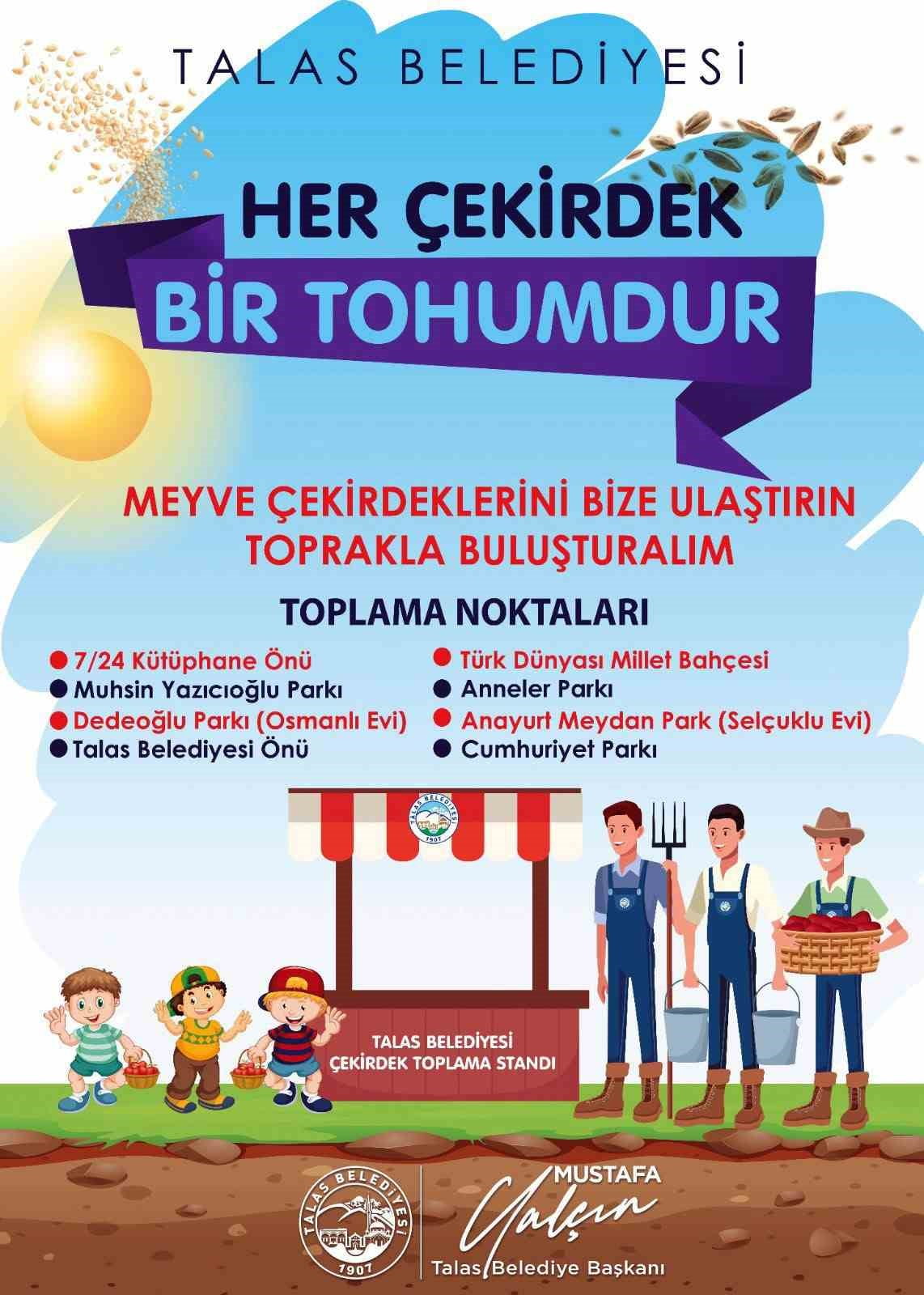 TALAS BELEDİYESİ; ÇEVRE BİLİNCİNİ ARTIRMAK VE GELECEK NESİLLERE DAHA YEŞİL BİR DÜNYA BIRAKMAK...