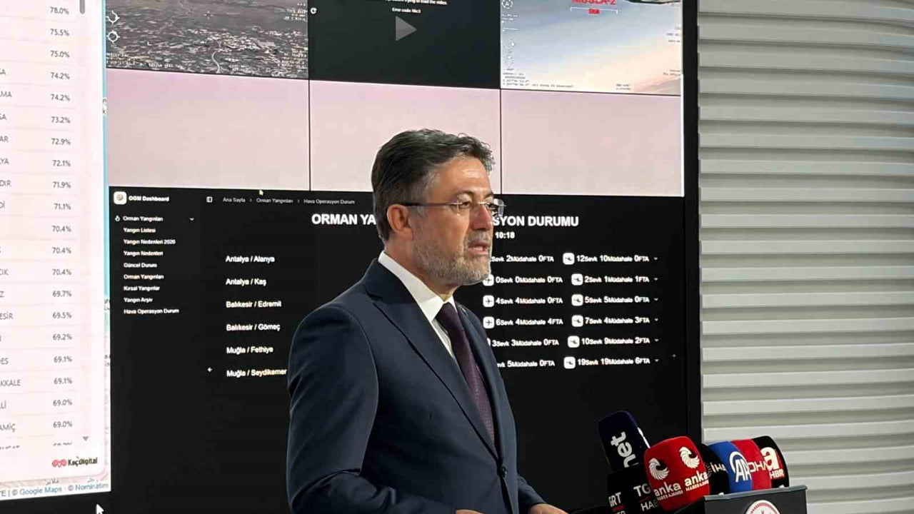 TARIM VE ORMAN BAKANI İBRAHİM YUMAKLI AÇIKLAMALARDA BULUNDU
