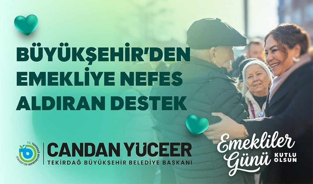 TEKİRDAĞ BÜYÜKŞEHİR BELEDİYESİ, SOSYAL BELEDİYECİLİK ÇALIŞMALARI KAPSAMINDA DAR GELİRLİ EMEKLİLERE...