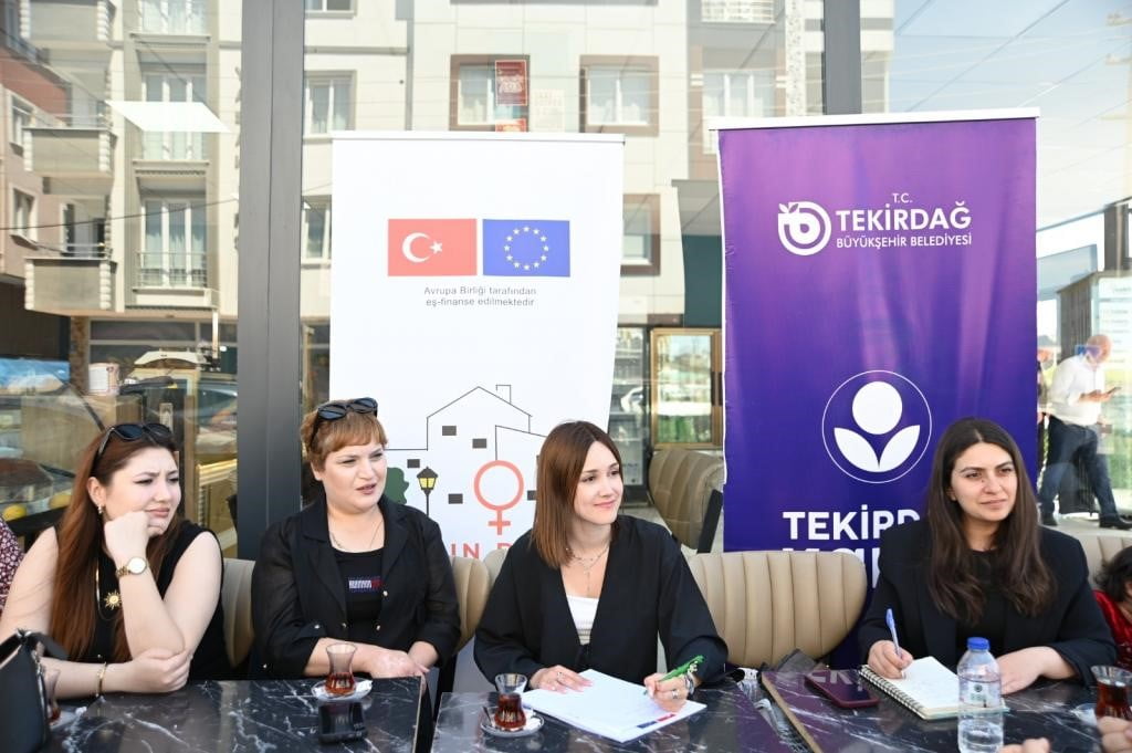 TEKİRDAĞ BÜYÜKŞEHİR BELEDİYESİ TARAFINDAN KADIN DOSTU KENTLER PROJESİ KAPSAMINDA HAYATA GEÇİRİLEN...