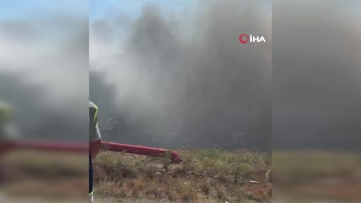 Tekirdağ’da atık tesisinden kara dumanlar yükseldi