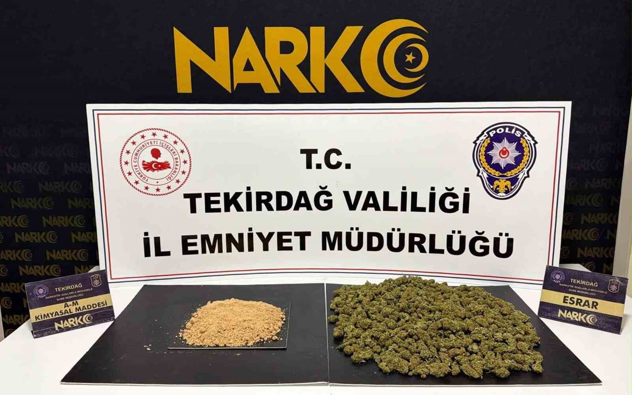 TEKİRDAĞ İL EMNİYET MÜDÜRLÜĞÜ NARKOTİK SUÇLARLA MÜCADELE ŞUBE MÜDÜRLÜĞÜ EKİPLERİ, 8 TEMMUZ'DA...