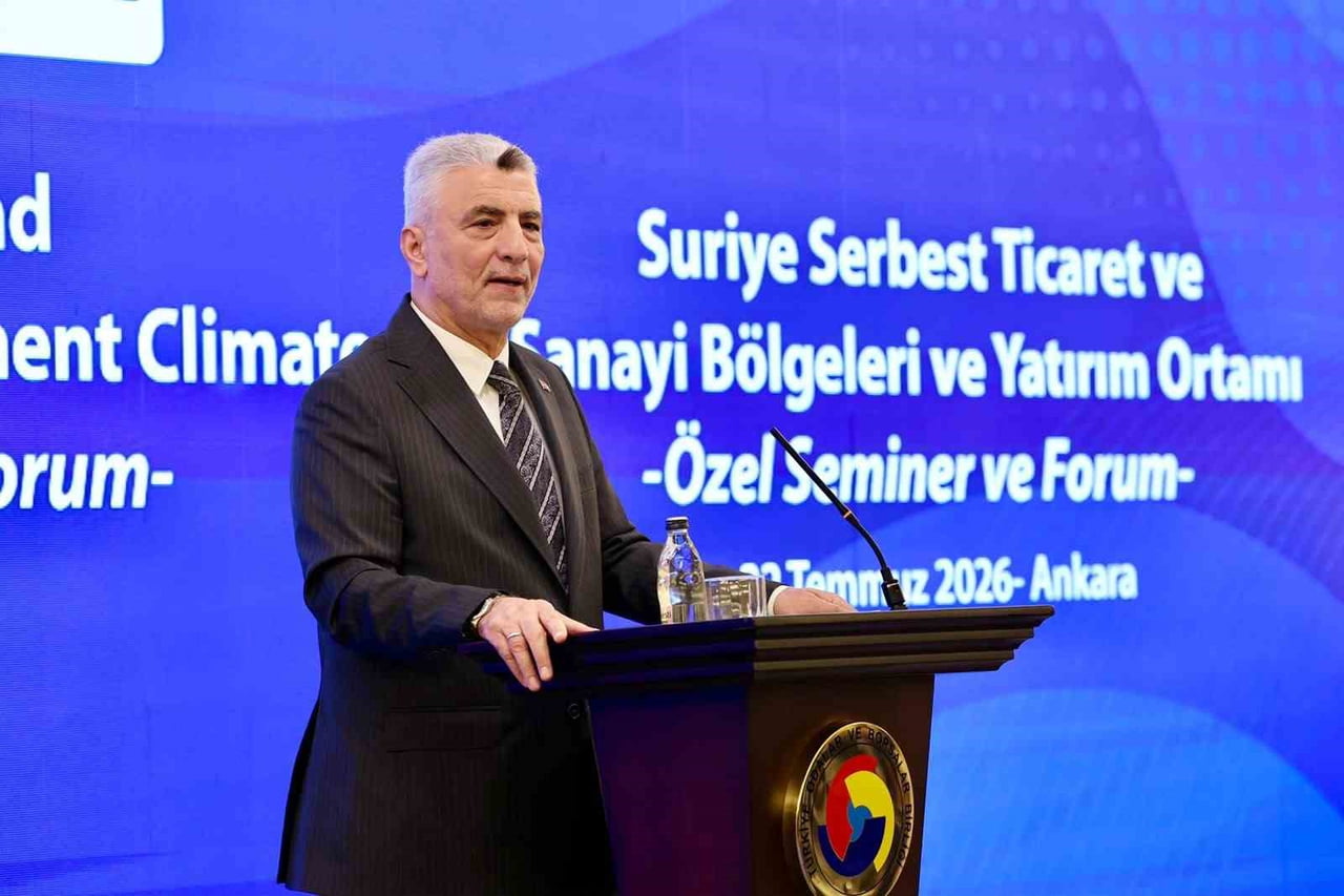 TİCARET BAKANI ÖMER BOLAT, 'SURİYE SERBEST TİCARET, SANAYİ BÖLGELERİ VE YATIRIM ORTAMI FORUMU'NDA...