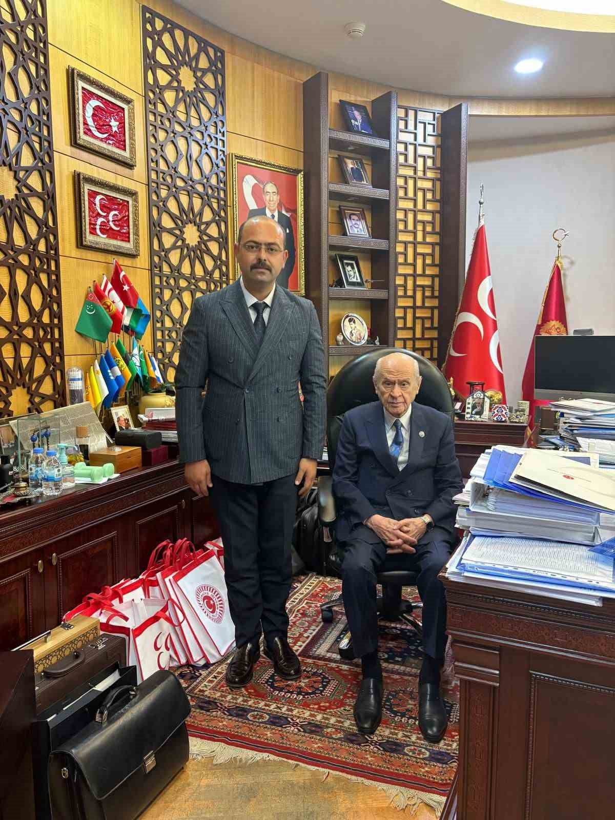 TOSYA BELEDİYE BAŞKANI VOLKAN KAVAKLIGİL, MHP GENEL BAŞKANI DEVLET BAHÇELİ’Yİ ZİYARET...