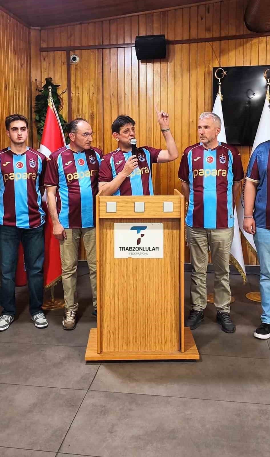 TRABZONSPORLULAR FEDERASYONU, ÖNEMLİ BİR KAMPANYA BAŞLATARAK, TRABZONSPORLULARI PAZAR GÜNKÜ...