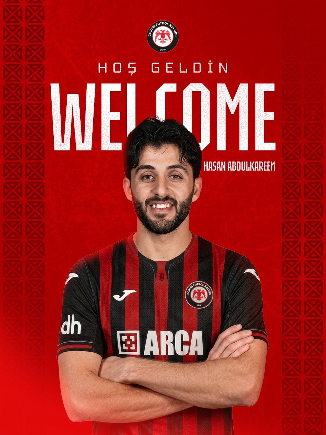 TRENDYOL SÜPER LİG'DE MÜCADELE EDECEK OLAN ÇORUM FK, SAĞ KANAT OYUNCUSU HASAN ABDULKAREEM İLE 2+1...
