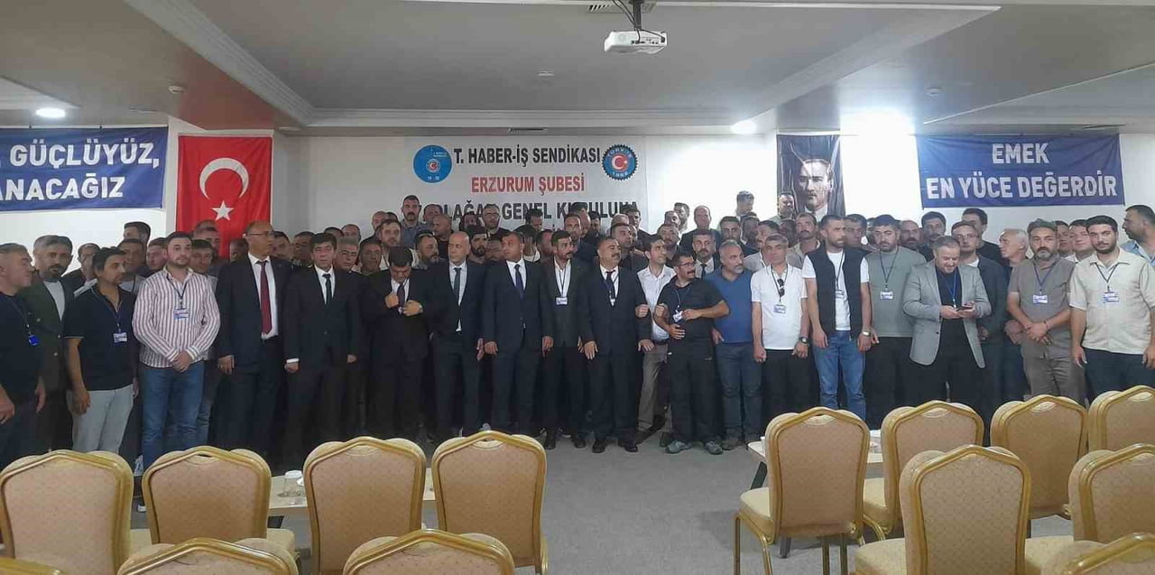 TÜRKİYE HABER-İŞ SENDİKASI ERZURUM ŞUBESİ'NİN 7. OLAĞAN GENEL KURULU GERÇEKLEŞTİRİLDİ. GENEL...