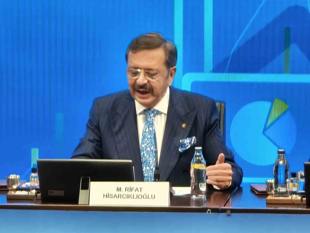 TÜRKİYE ODALAR VE BORSALAR BİRLİĞİ (TOBB) BAŞKANI RİFAT HİSARCIKLIOĞLU, "ANADOLU'YU SÜREKLİ...