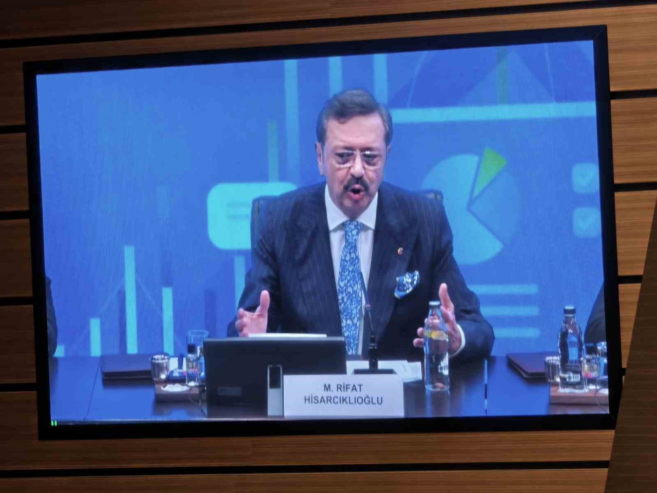 TÜRKİYE ODALAR VE BORSALAR BİRLİĞİ (TOBB) BAŞKANI RİFAT HİSARCIKLIOĞLU, "ANADOLU'YU SÜREKLİ...