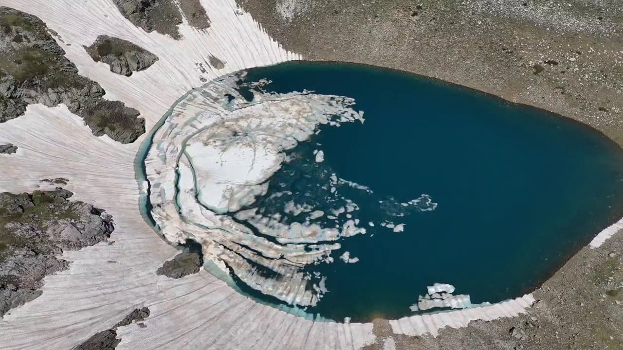 ULUDAĞ'IN ZİRVESİNDE BULUNAN BUZUL GÖLLERİ, YAZ ORTASINDA ANTARKTİKA'YI ARATMAYAN GÖRÜNTÜLERE...