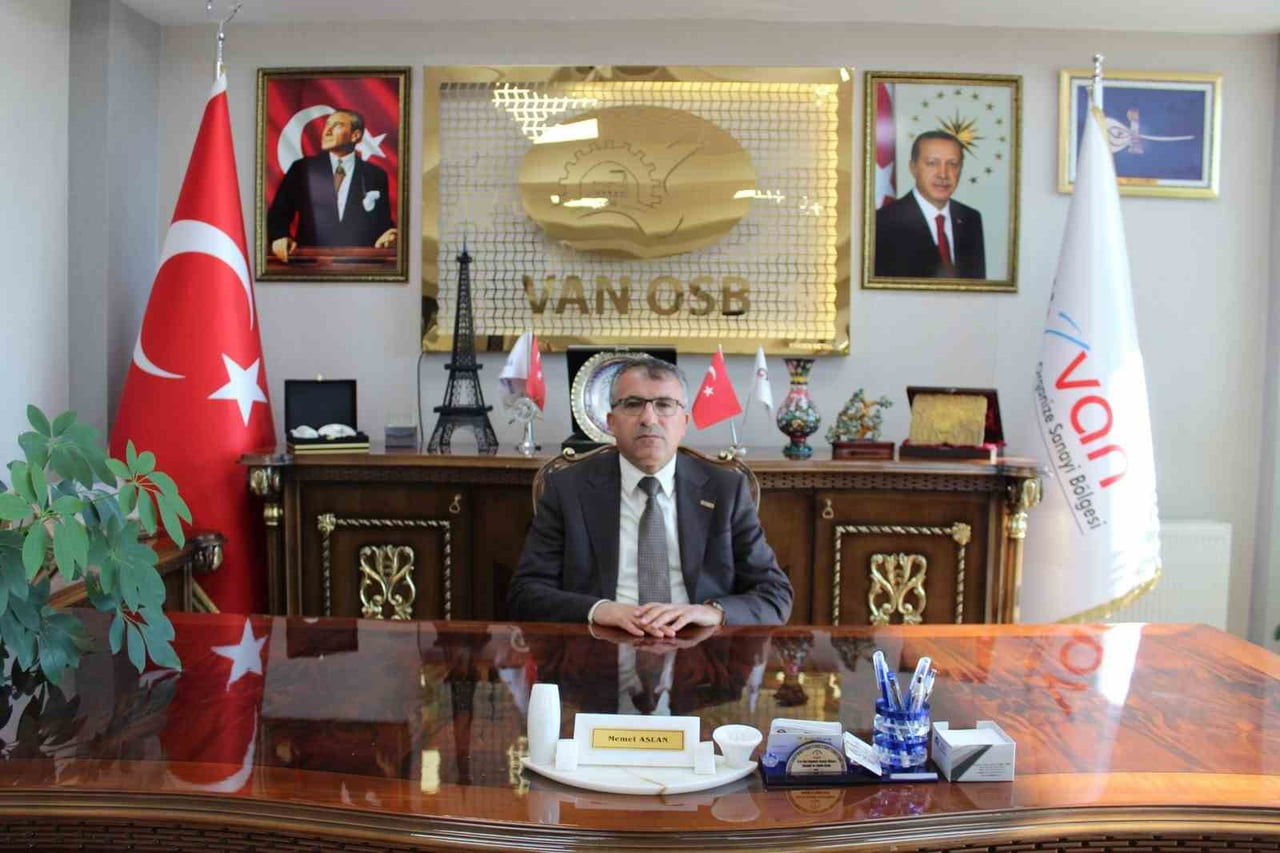 VAN OSB BAŞKANI MEMET ASLAN, ÖZELLİKLE TEKSTİL SEKTÖRÜNDE GERÇEKLEŞTİRİLEN YATIRIMLAR SAYESİNDE...