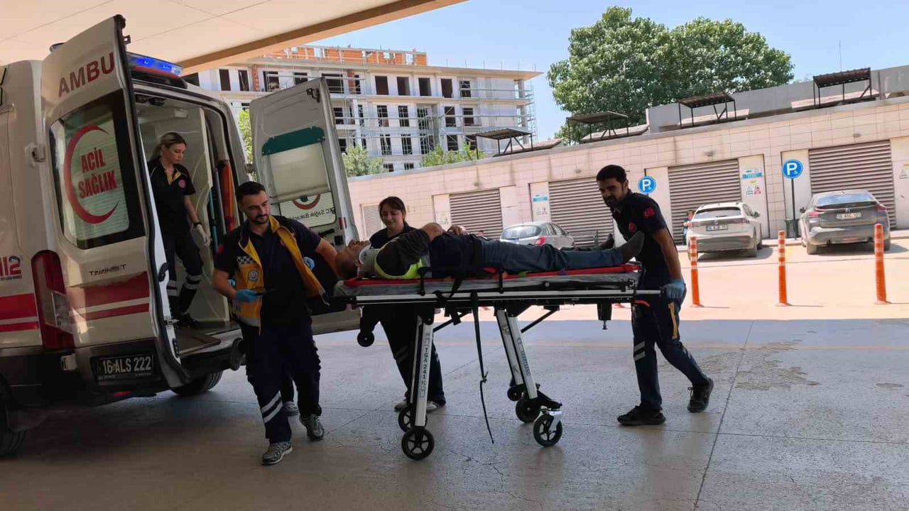 YARALI İNEGÖL DEVLET HASTANESİ’NE KALDIRILDI