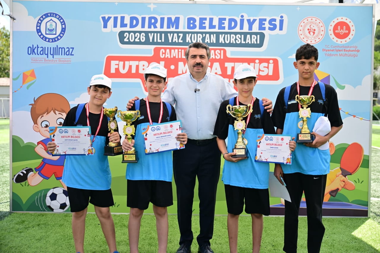 YILDIRIM BELEDİYESİ’NİN KATKILARIYLA DÜZENLENEN 'YAZ KUR’AN KURSLARI CAMİLER ARASI FUTBOL VE MASA...
