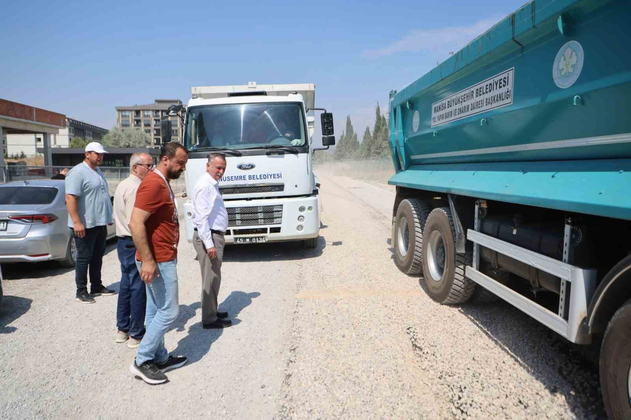 YUNUSEMRE BELEDİYE BAŞKANI SEMİH BALABAN, MANİSA BÜYÜKŞEHİR BELEDİYESİ İLE YUNUSEMRE BELEDİYESİ İŞ...