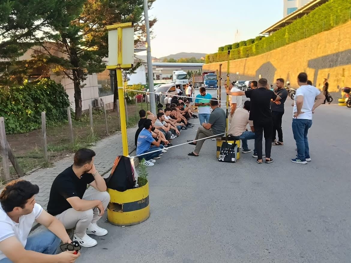 ZONGULDAK'IN EREĞLİ İLÇESİNDE ORGANİZE SANAYİ BÖLGESİ'NDE FAALİYET GÖSTEREN ÇINAR ÇELİK...