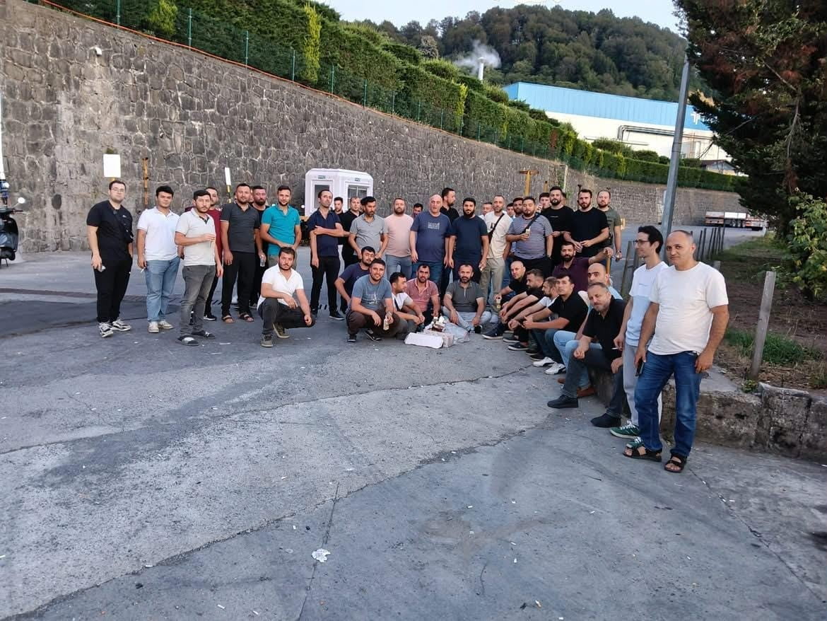 ZONGULDAK'IN EREĞLİ İLÇESİNDE ORGANİZE SANAYİ BÖLGESİ'NDE FAALİYET GÖSTEREN ÇINAR ÇELİK...