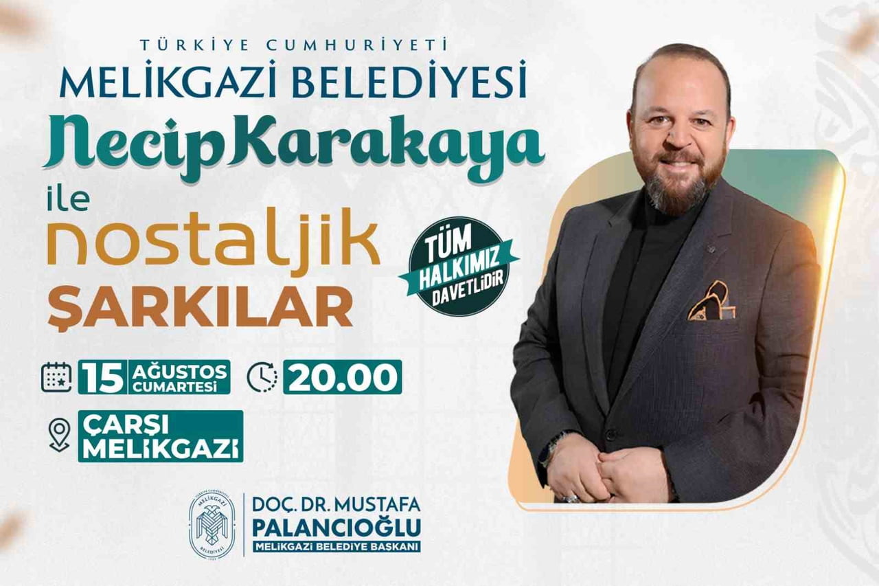 15 AĞUSTOS CUMARTESİ GÜNÜ SAAT 20.00’DE, TÜRK SANAT VE TASAVVUF MÜZİĞİNİN SEVİLEN SES SANATÇISI VE...