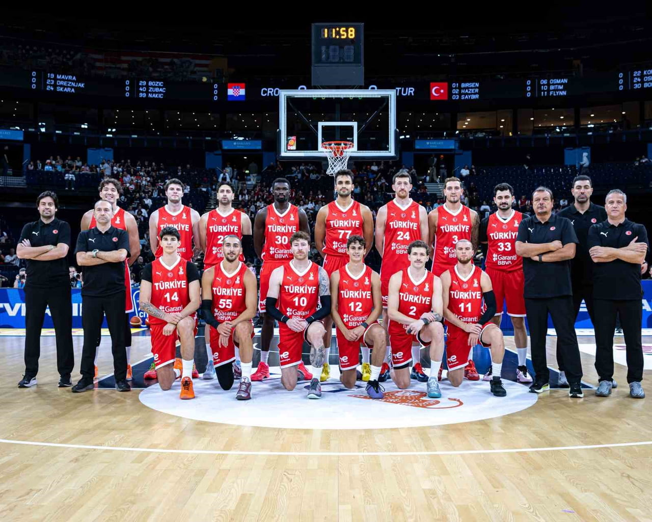 A MİLLİ ERKEK BASKETBOL TAKIMI, FIBA 2027 BASKETBOL DÜNYA KUPASI AVRUPA ELEMELERİ 2. TUR J...