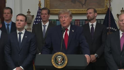 ABD Başkanı Donald Trump, hızla yeni petrol boru hatları inşa edildiğini ifade ederek, "Hürmüz...