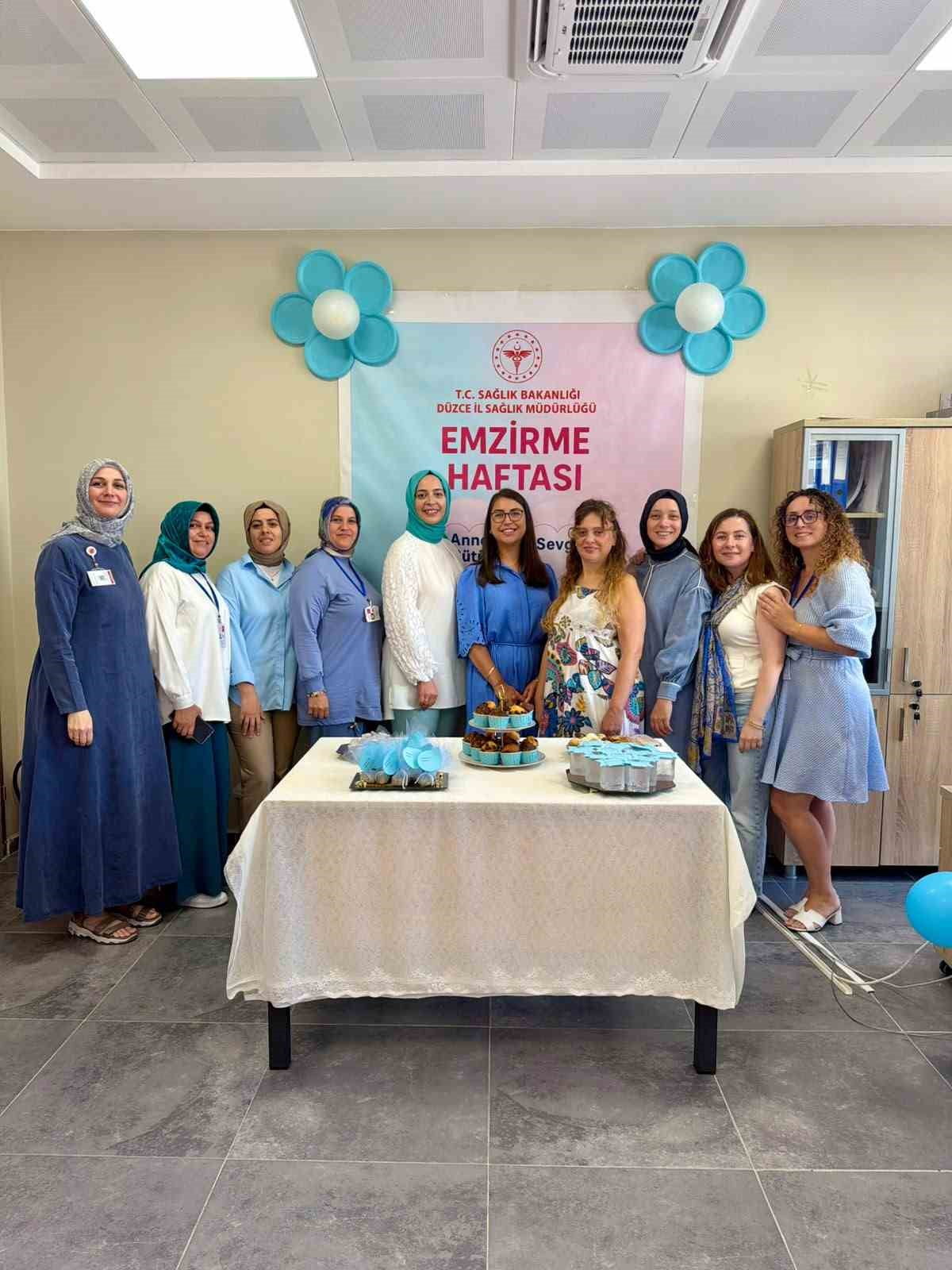 AKÇAKOCA İLÇE SAĞLIK MÜDÜRLÜĞÜ EKİPLERİ TARAFINDAN DÜNYA EMZİRME HAFTASI KAPSAMINDA ANNE ADAYLARI...