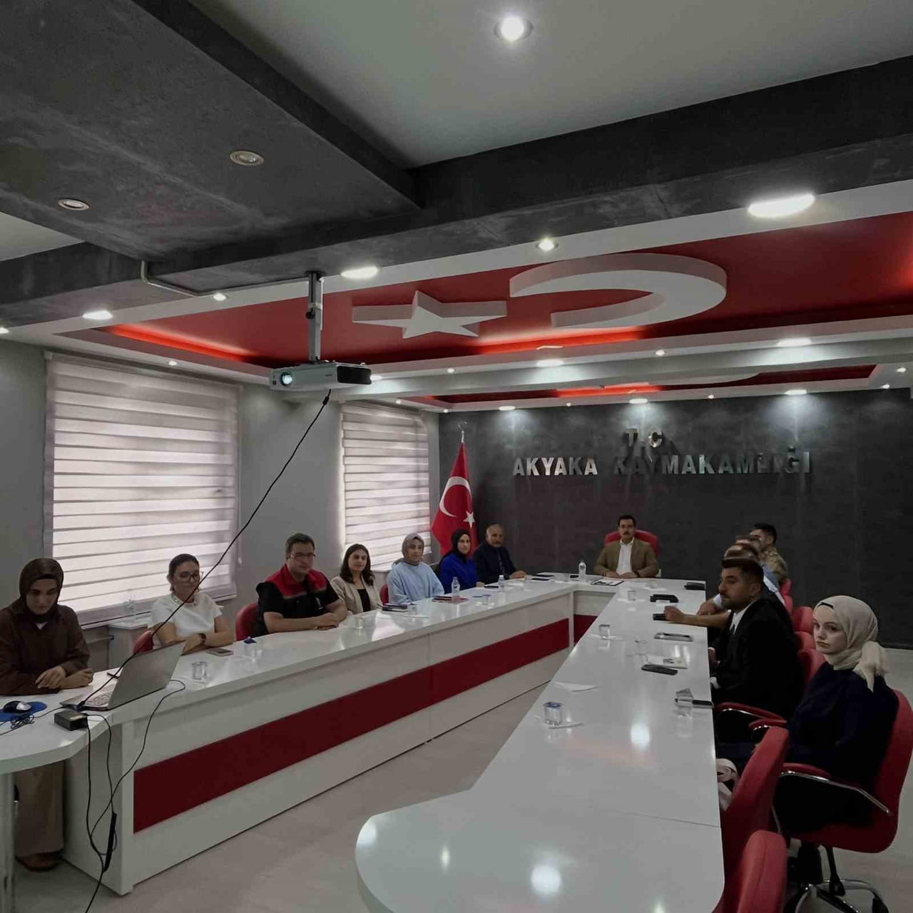 AKYAKA’DA KURUM AMİRLERİ TOPLANTISI GERÇEKLEŞTİRİLDİ(KARS-İHA)
