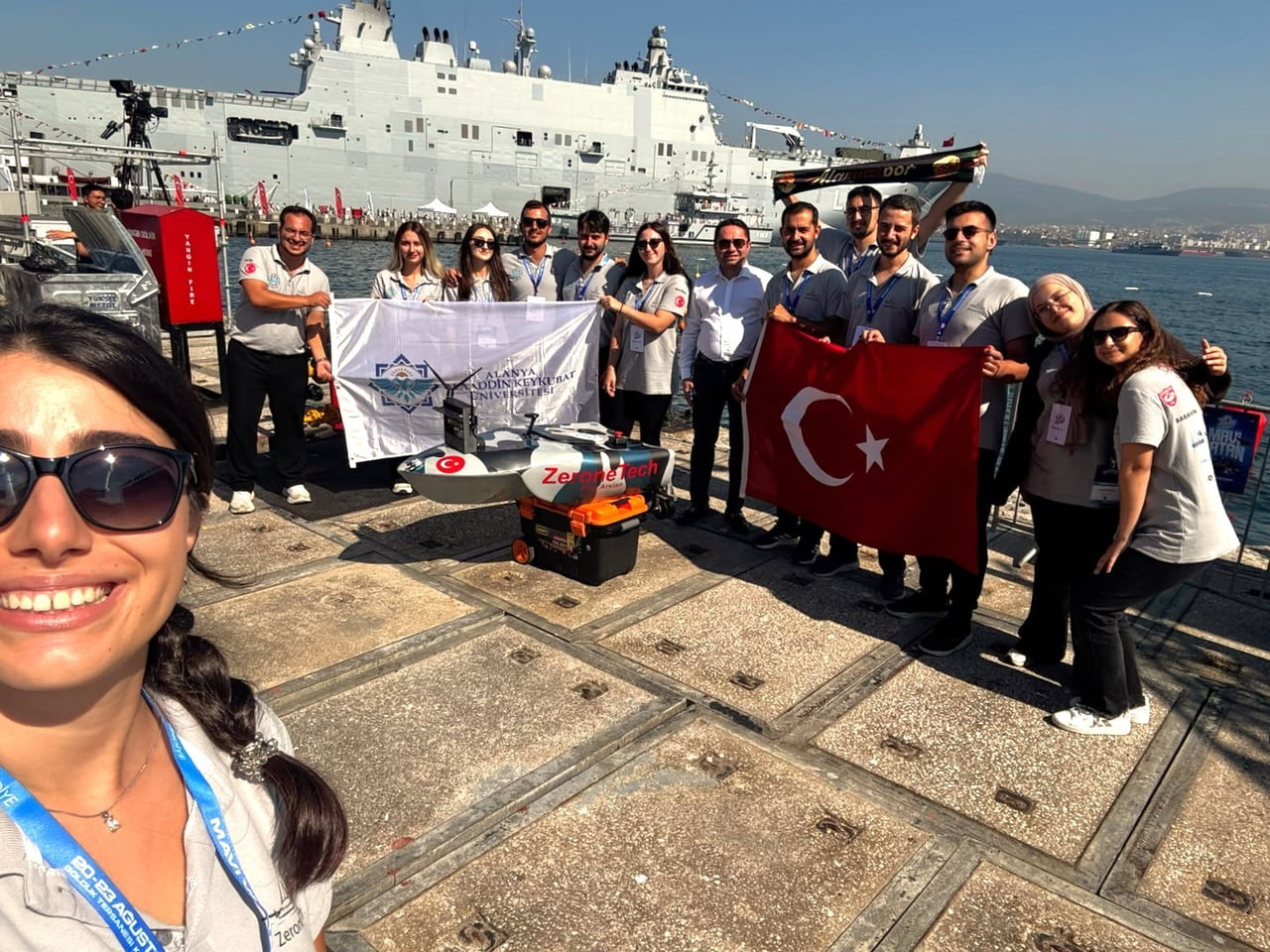 ALKÜ ÇATISI ALTINDA FARKLI DİSİPLİNLERDEN ÖĞRENCİLERİN BİR ARAYA GELMESİYLE OLUŞTURULAN ZERONETECH...