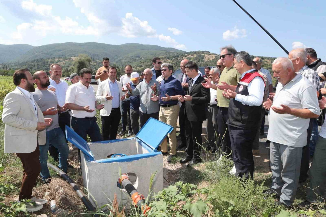 AMASYA’NIN TAŞOVA İLÇESİNE BAĞLI ESENÇAY KÖYÜNDE ŞAHİN GÖLETİ BASINÇLI SULAMA TESİSİ TAMAMLANARAK...