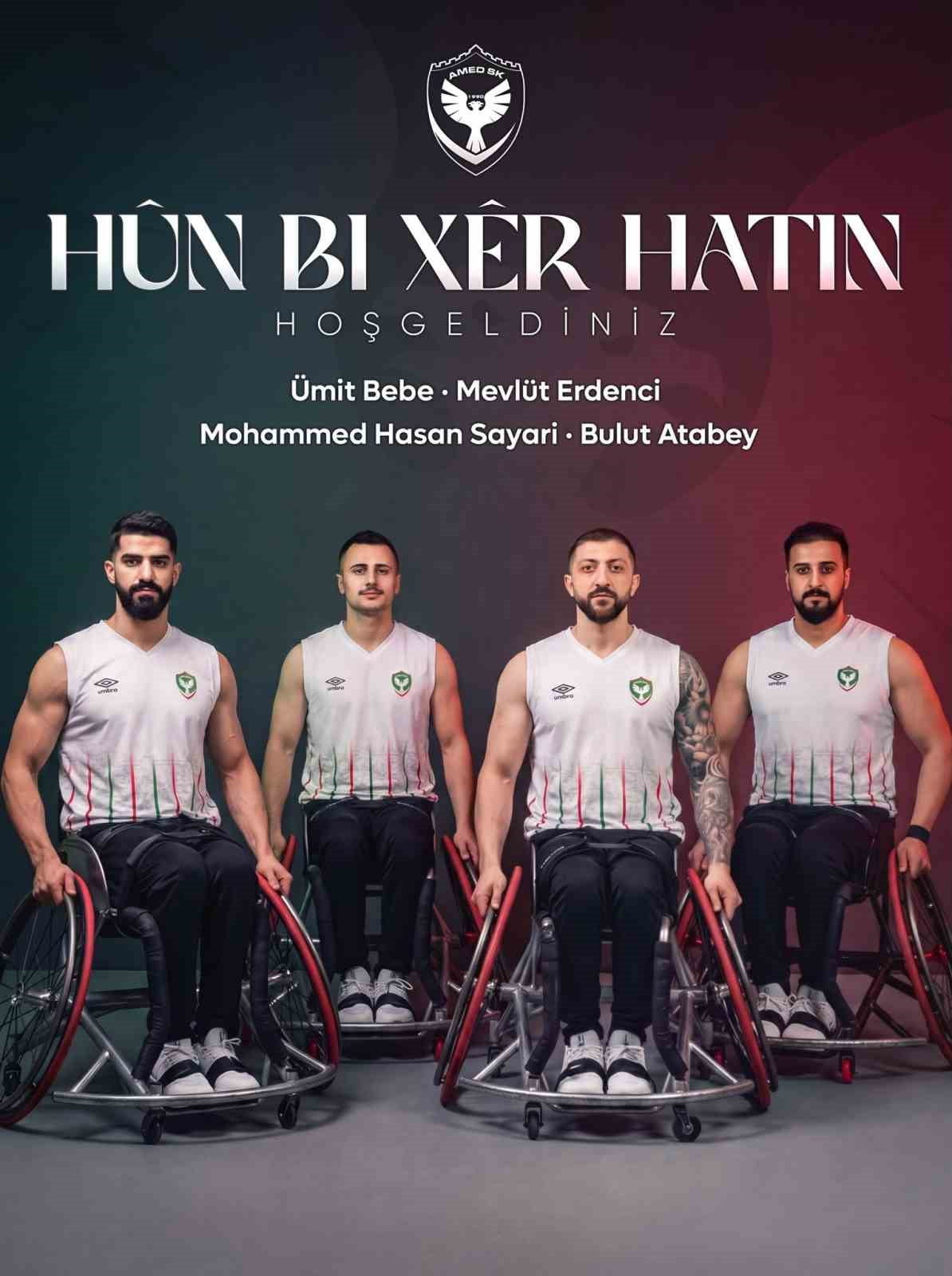 AMED SPORTİF FAALİYETLER, 4 YENİ OYUNCUYLA ANLAŞMA SAĞLADIĞINI AÇIKLADI.