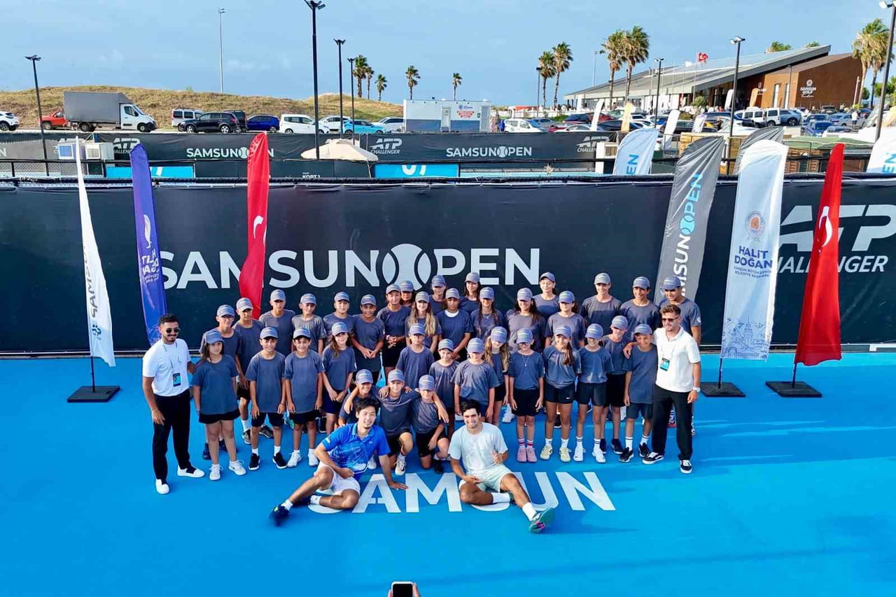 AMSUN BÜYÜKŞEHİR BELEDİYESİ’NİN KATKILARIYLA DÜZENLENEN ULUSLARARASI SAMSUN OPEN ATP CHALLENGER 50...