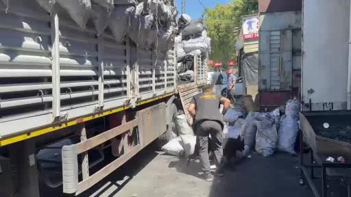 Ankara’da kömür yüklü tırda 1 buçuk kilogram uyuşturucu ele geçirildi