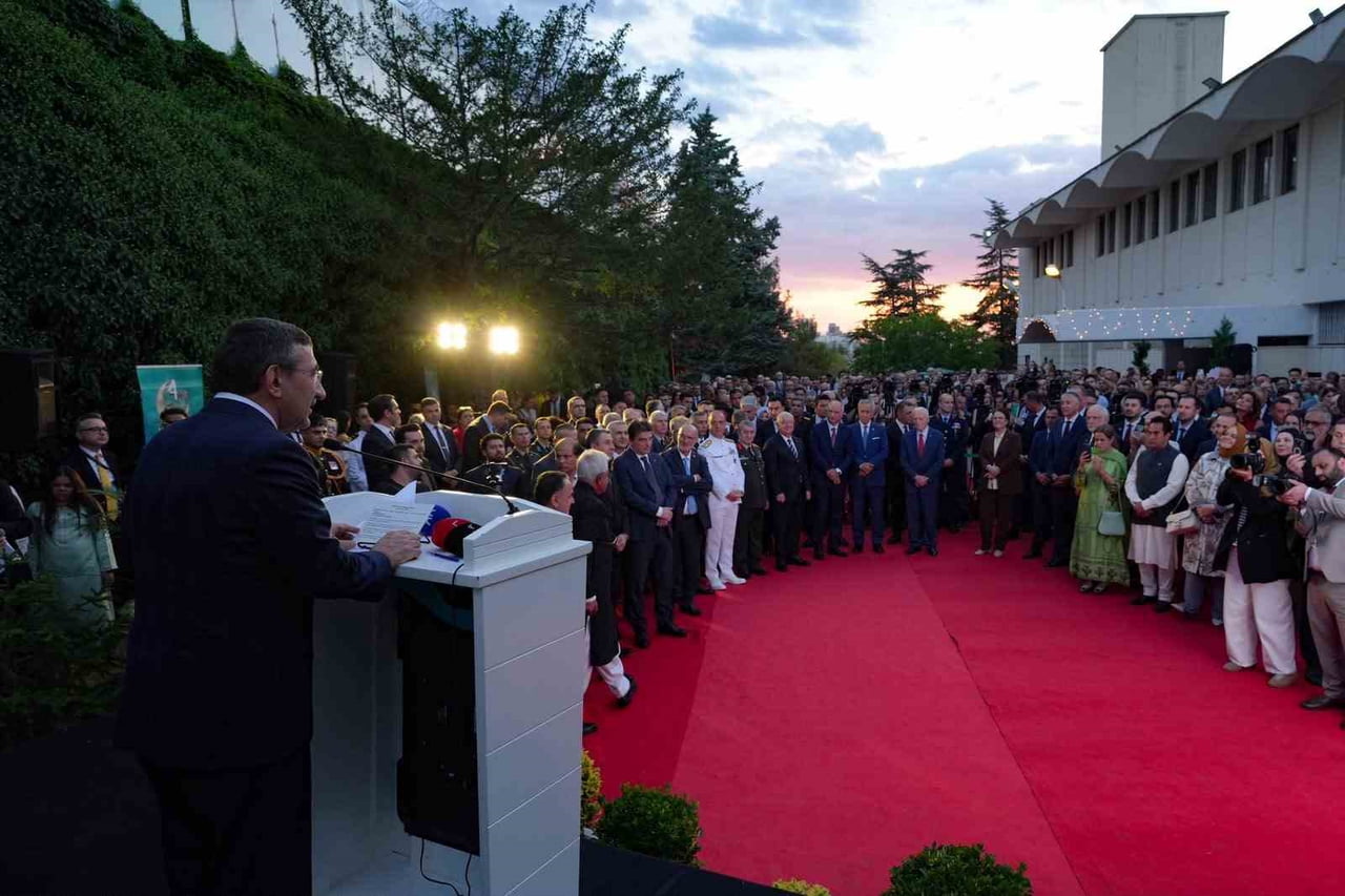 ANKARA’DA PAKİSTAN BAĞIMSIZLIK GÜNÜ NEDENİYLE PAKİSTAN’IN ANKARA BÜYÜKELÇİSİ YUSUF CÜNEYD’İN EV...