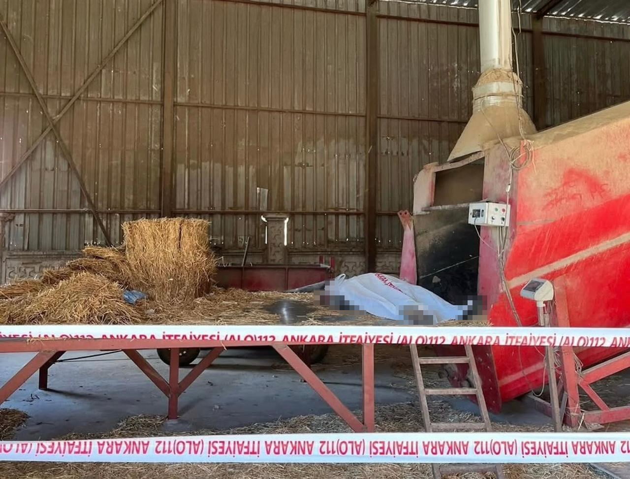ANKARA’NIN POLATLI İLÇESİNDE YEM KARMA MAKİNESİNE DÜŞEN İŞÇİ YAŞAMINI YİTİRDİ.