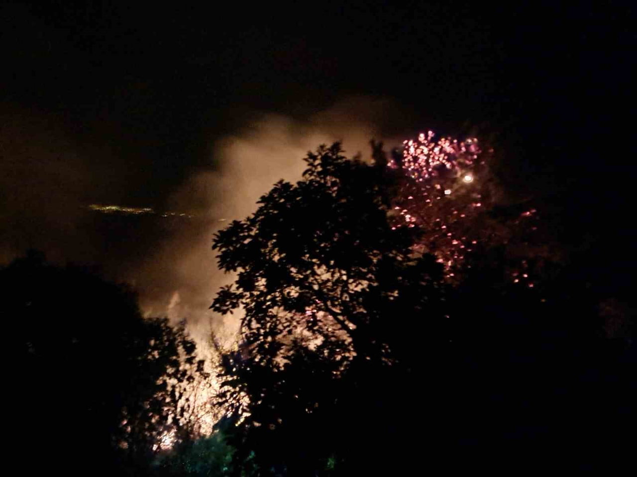 ANTALYA’NIN ALANYA İLÇESİNDE GECE SAATLERİNDE ORMANLIK ALANDA ÇIKAN YANGIN, EKİPLERİN YOĞUN...