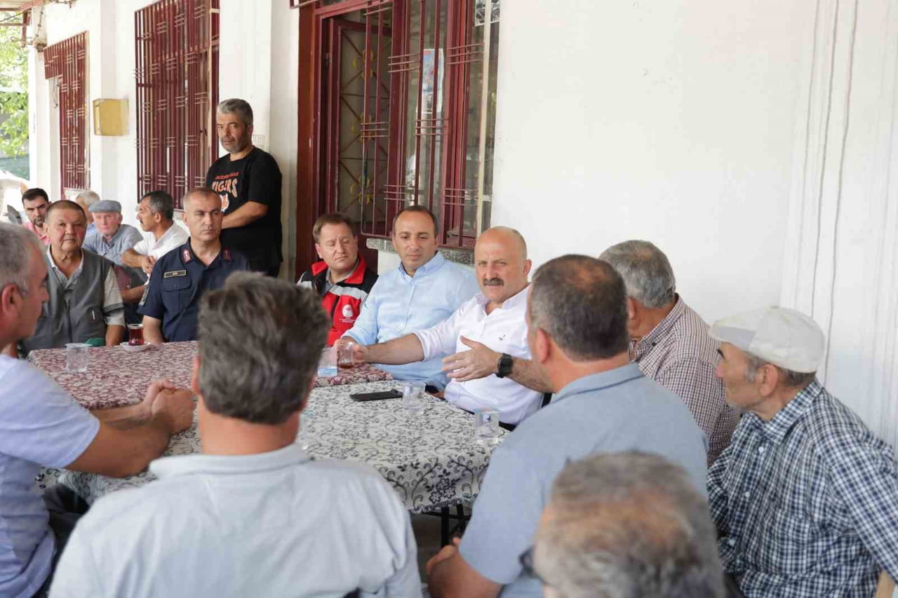 AYDIN'IN ÇİNE İLÇESİNDE KONTROL ALTINA ALINAN ORMAN YANGINININ ARDINDAN BÖLGEDE SOĞUTMA...