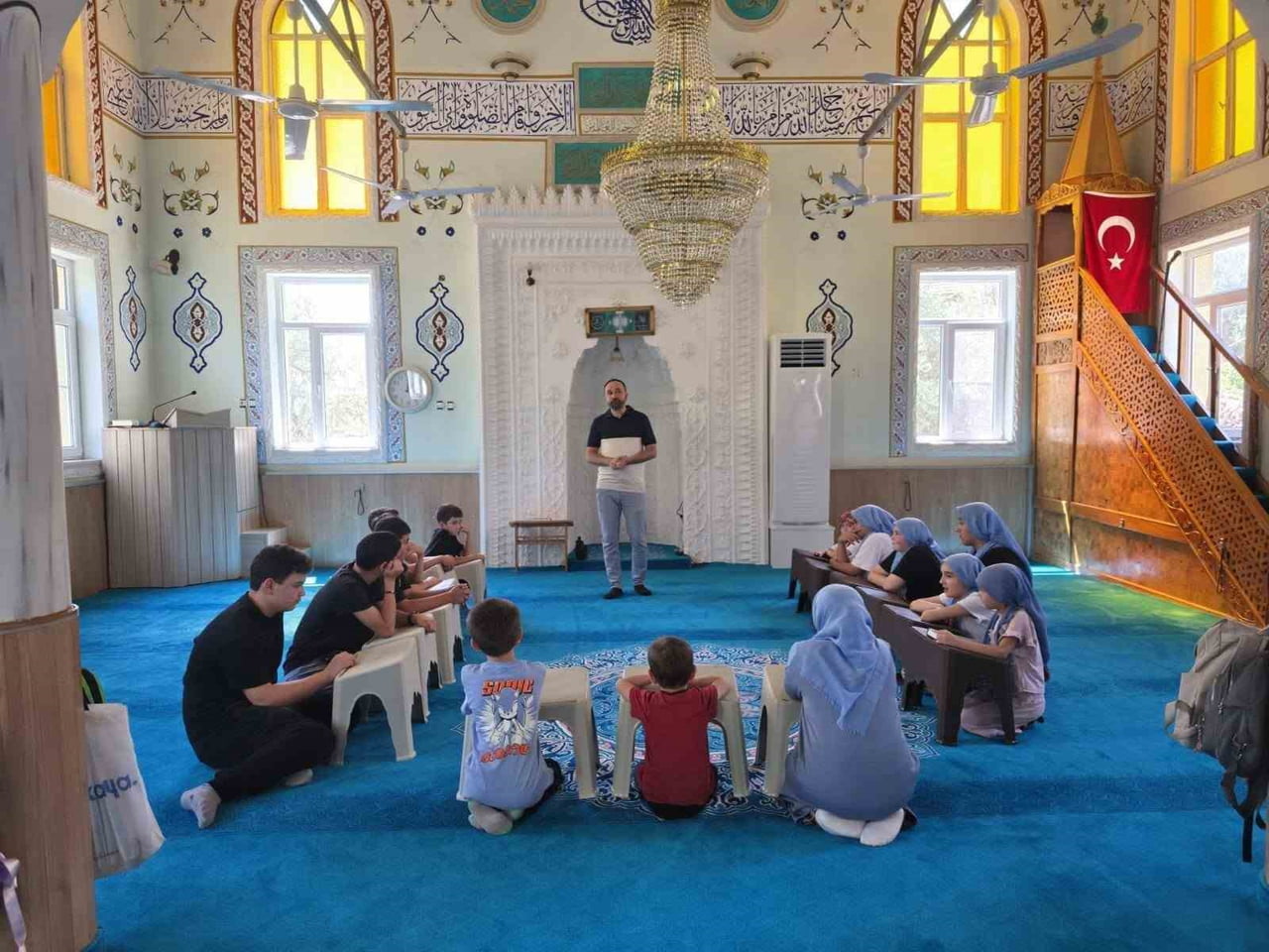 AYDIN'IN KUYUCAK İLÇESİNDE YAZ KUR'AN KURSLARINA KATILAN ÖĞRENCİLERE YÖNELİK DÜZENLENEN...