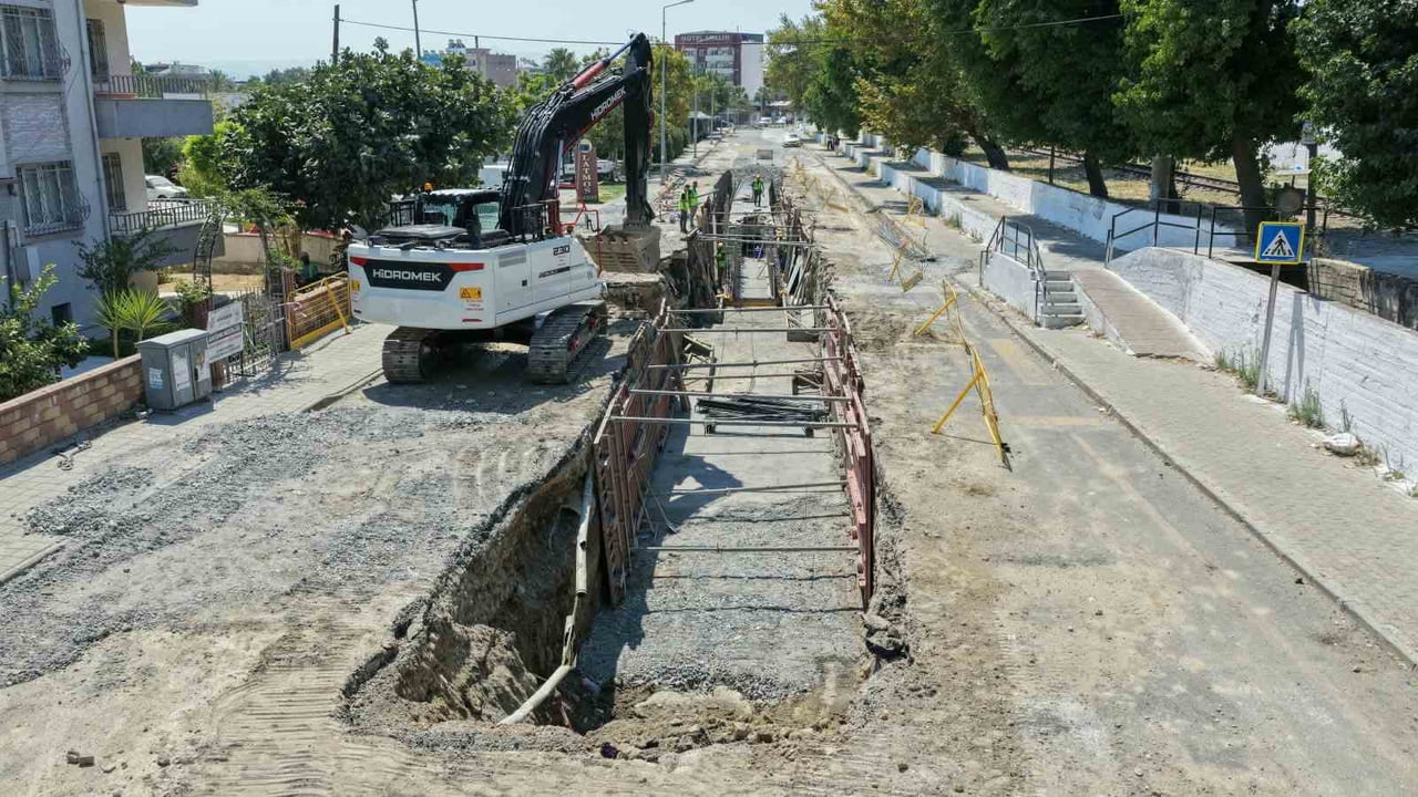 AYDIN BÜYÜKŞEHİR BELEDİYESİ TARAFINDAN SÖKE AYDIN CADDESİ’NDE YÜRÜTÜLEN 77 MİLYON TL YATIRIM...