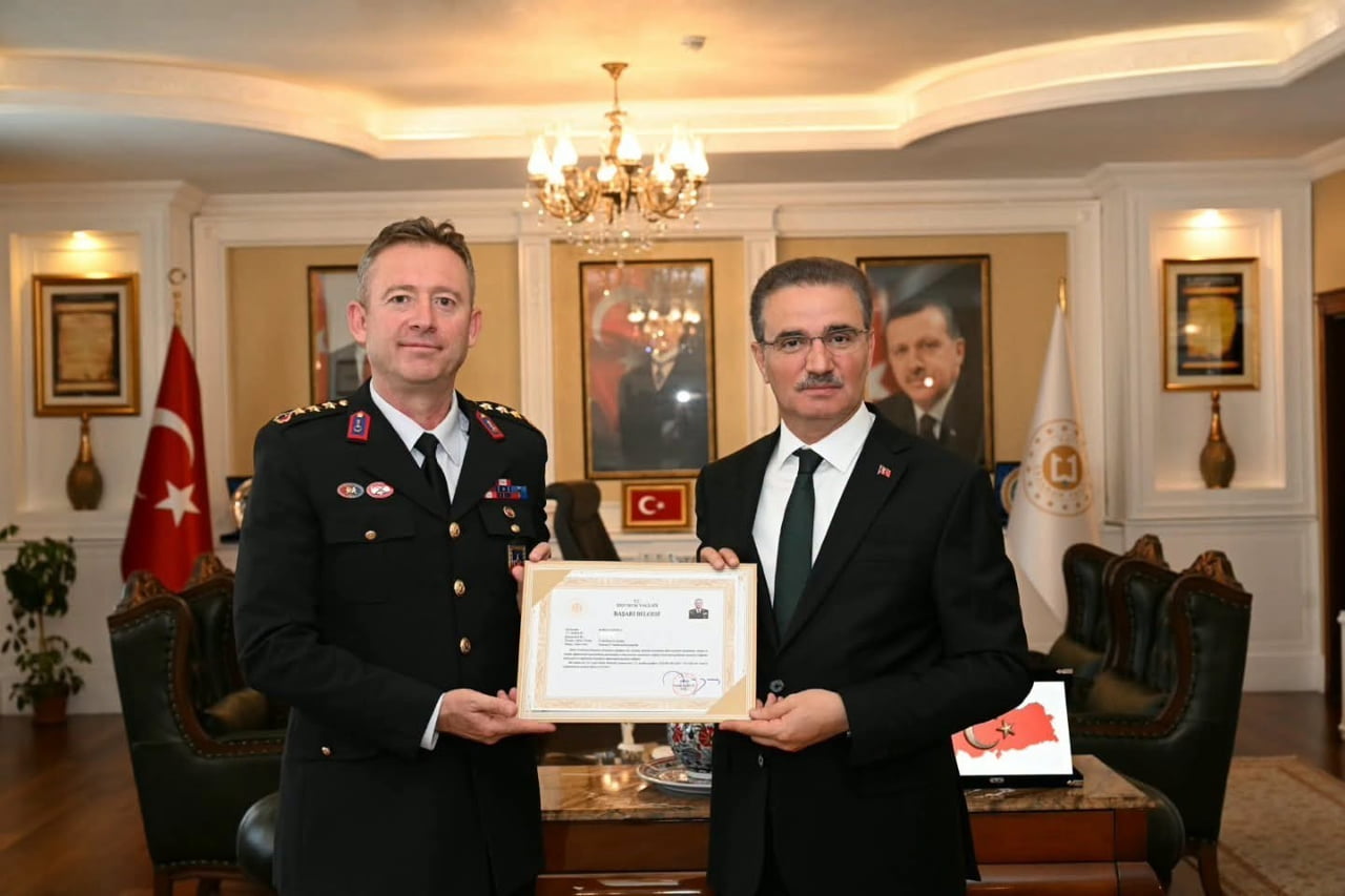 AZİANTEP İL JANDARMA KOMUTANLIĞI GÖREVİNE ATANAN ERZURUM İL JANDARMA KOMUTANI KIDEMLİ ALBAY HAKAN...