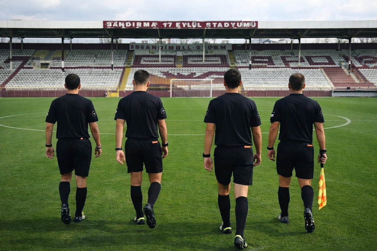 BANDIRMASPOR’UN MUĞLASPOR DEPLASMANINDA HAKEM BELLİ OLDU